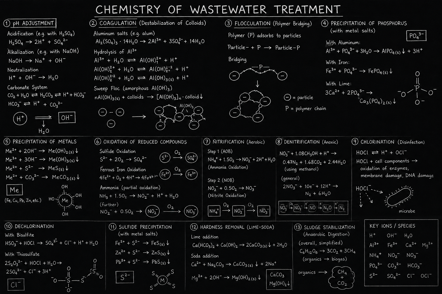 Chemistry of treatment before Nymph analysis